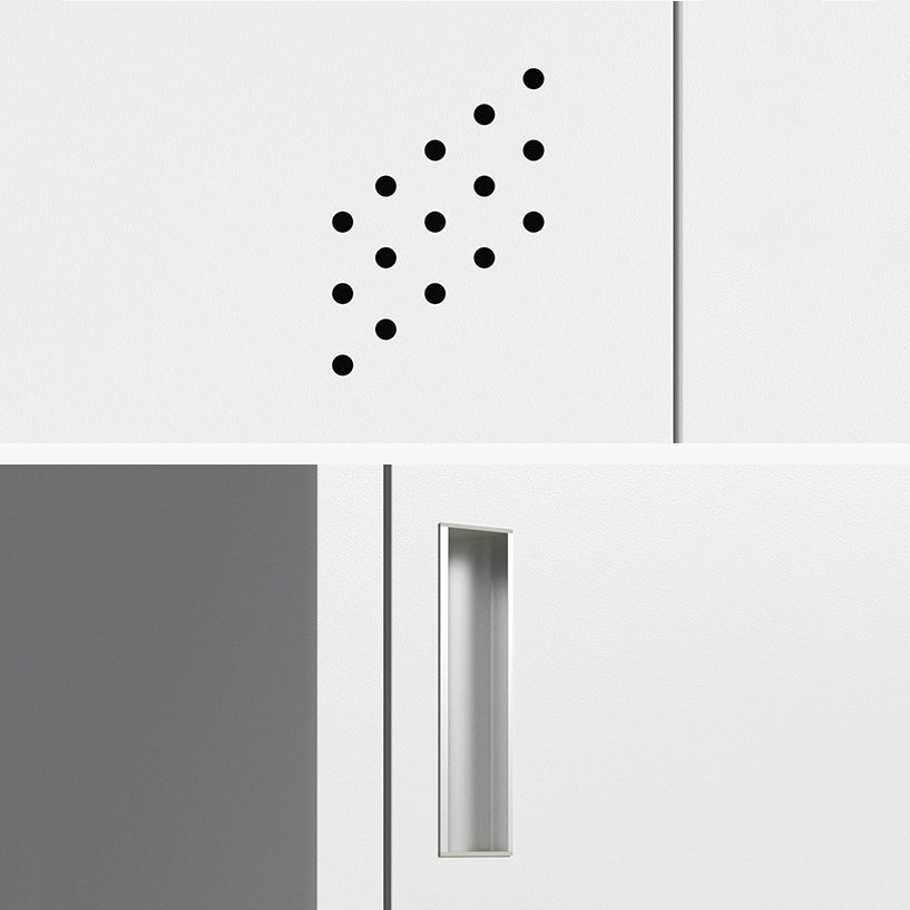 Hinged Wardrobe Armoire Metal Contemporary Wardrobe Cabinet for Bedroom