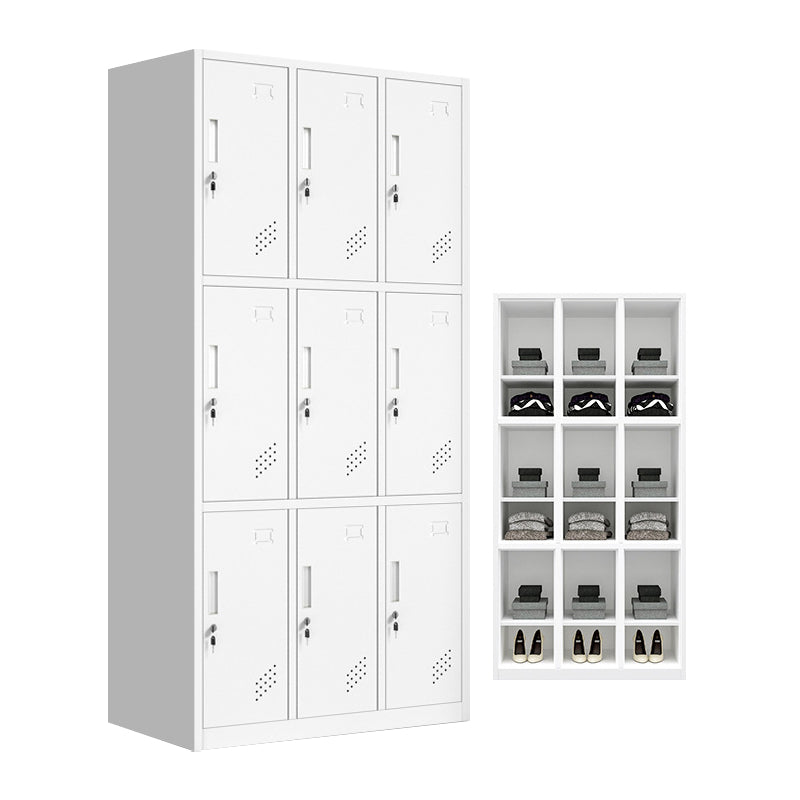 Hinged Wardrobe Armoire Metal Contemporary Wardrobe Cabinet for Bedroom