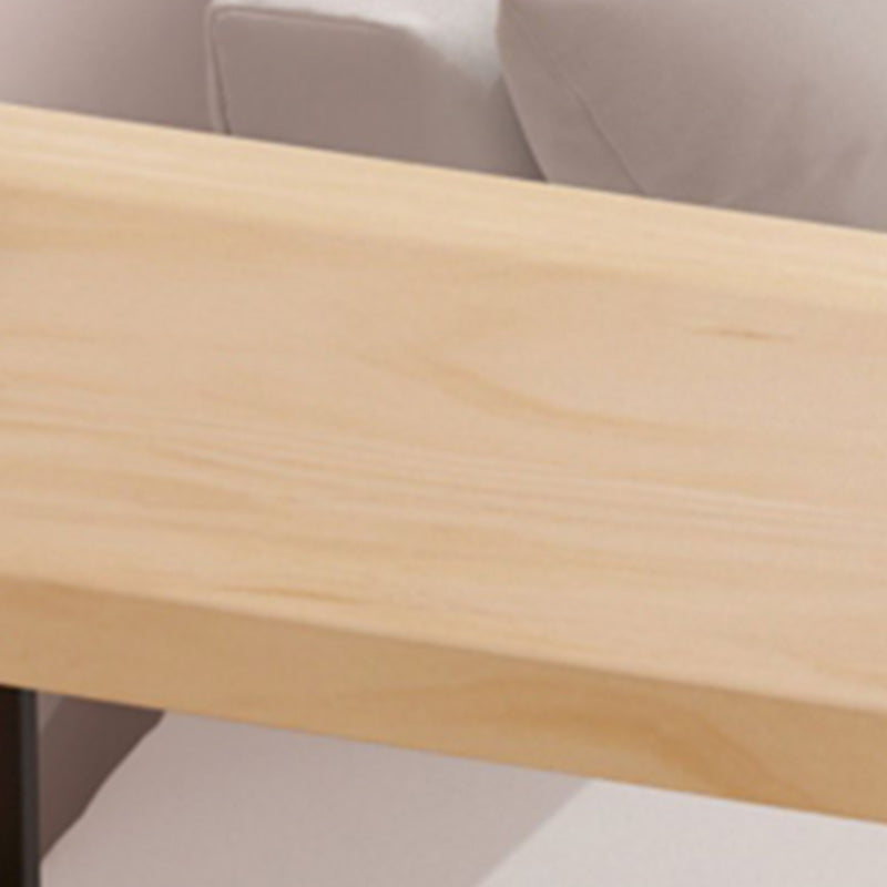 1/3 Pieces Modern Rectangle Pub Table Set Wooden Counter Table with High Stools