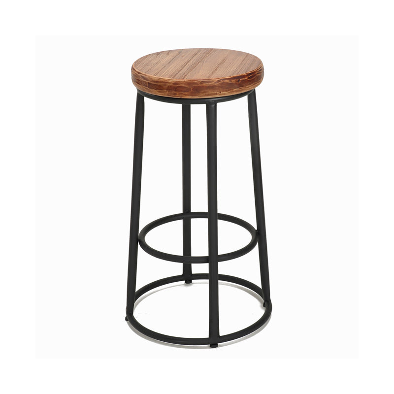 Industrial 1/2/3 Pieces Counter Height Set Rectangle Solid Wood Pub Table Set