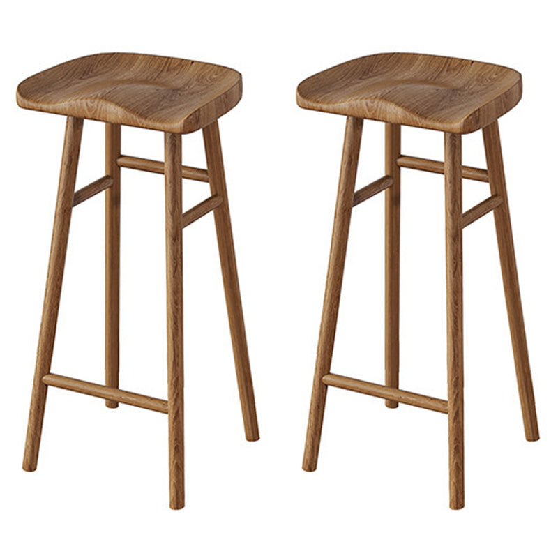 Modern Bar Table Set 1/2/3 Pieces Rectangle Bar Table with High Wood Stools