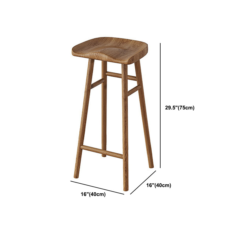 Modern Bar Table Set 1/2/3 Pieces Rectangle Bar Table with High Wood Stools