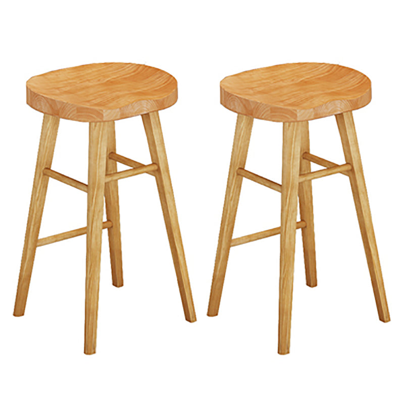 1/3/9 Pieces Modern Rectangular Pub Table Set Wooden Counter Table with Backless Stools