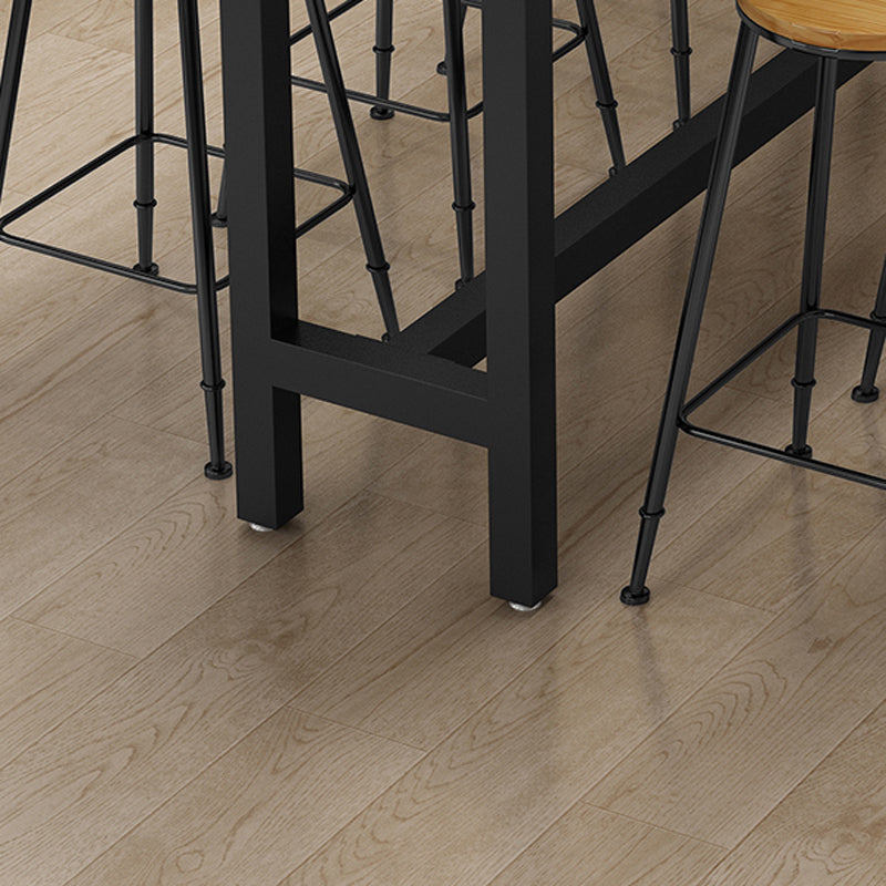 Modern Style 1/9 Pieces Bar Table Set Rectangle Pine Wood Counter Table for Cafe