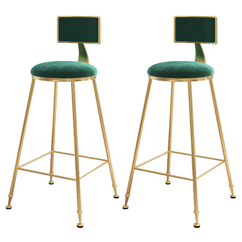 Glam 1/2/3 Pieces Bar Table Set Rectangle Bar Table with Metal High Stools for Home