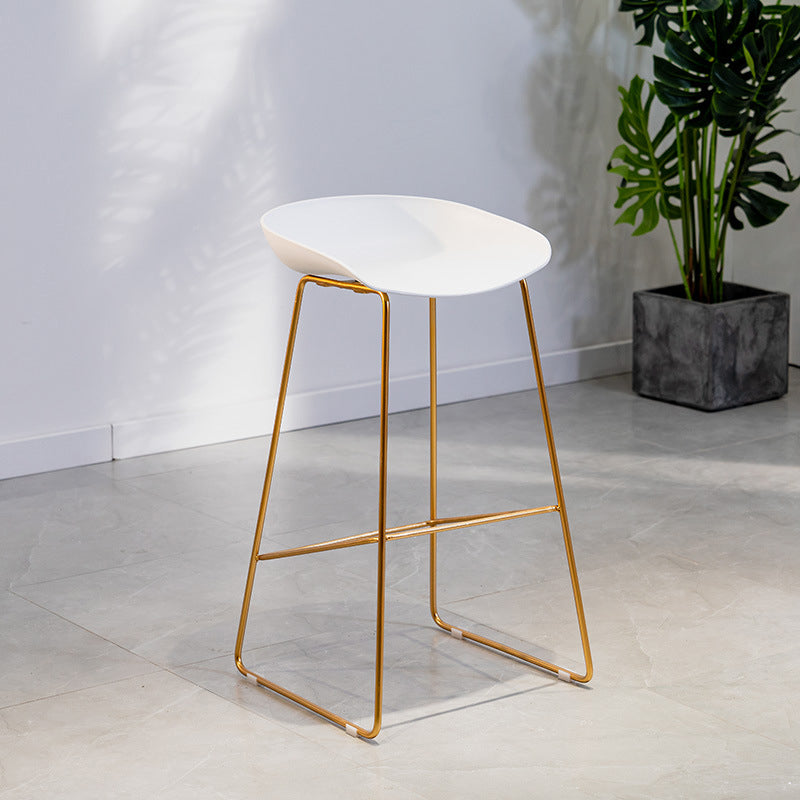 Glam Bar Table Set 1/2/3/5 Pieces Rectangle Bar Table with High Metal Stools