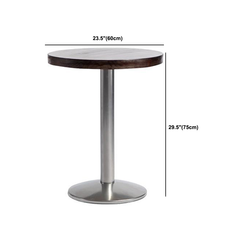 Modern Wood Pub Table Set 1/2/3 Pieces Round Counter Table Set