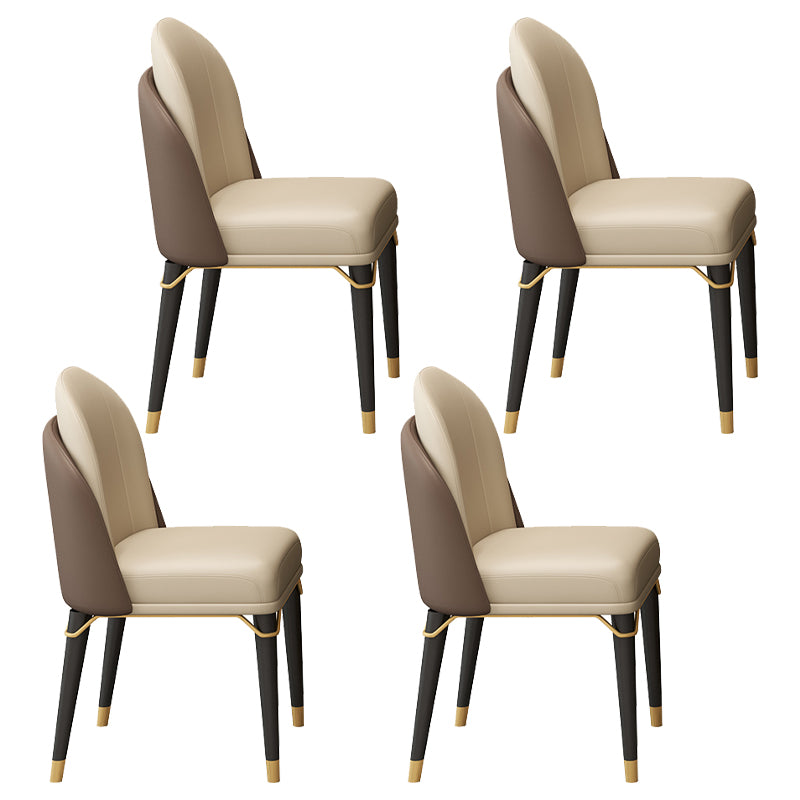 Glam Rectangle 1/4/5/6/7 Pieces Dinette Set Indoor White and Gold Dining Set