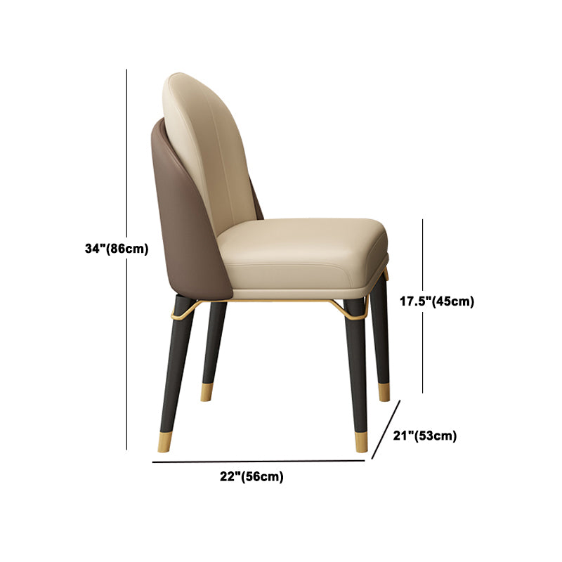 Glam Rectangle 1/4/5/6/7 Pieces Dinette Set Indoor White and Gold Dining Set