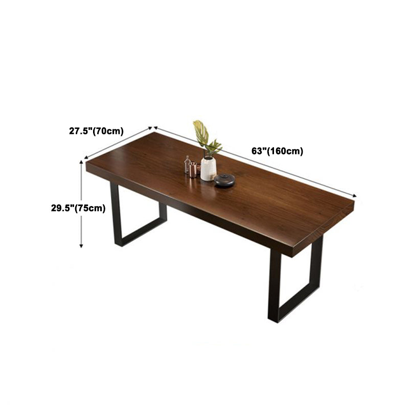 Industrial Dining Set 1/5/7 Pieces Rectangle Pine Wood Dining Table for Kitchen