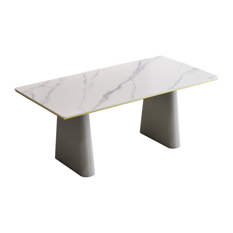 Modern Style 1/5/7 Pieces Dining Set Rectangle Stone Dining Table for Dining Room