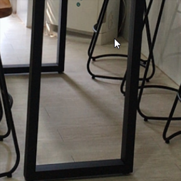 Rectangle Pub Table Modern Bar Height Solid Wood Bar Table for Indoor