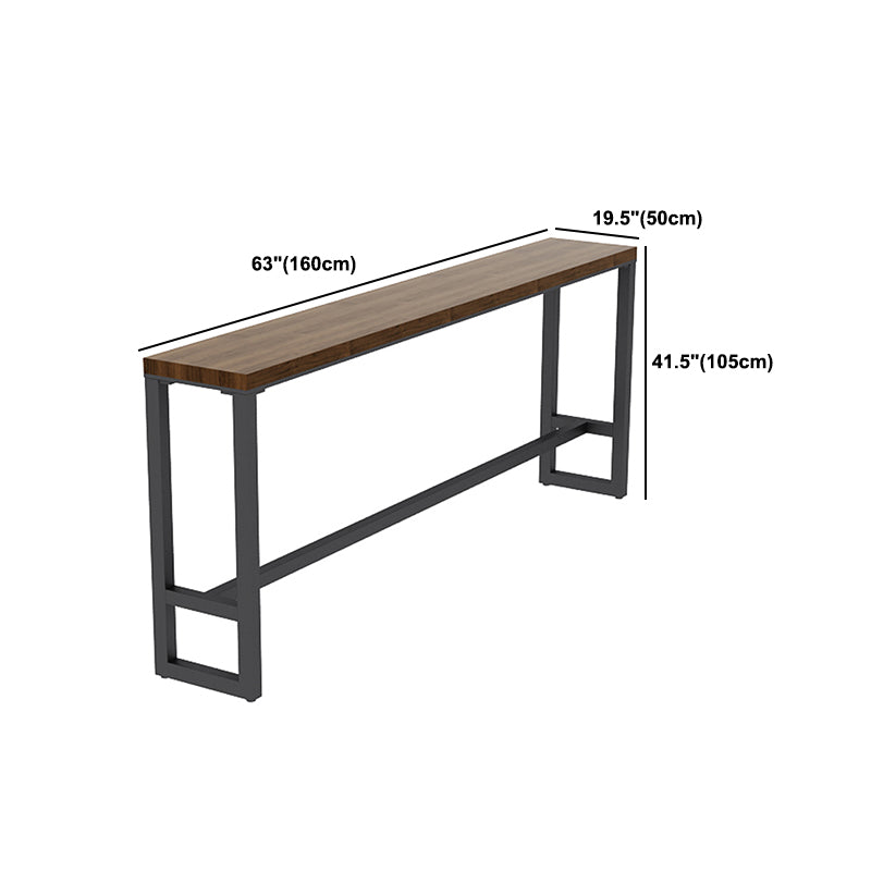 Solid Wood Table Rectangle Dining Table for Kitchen Living Room Coffee Room
