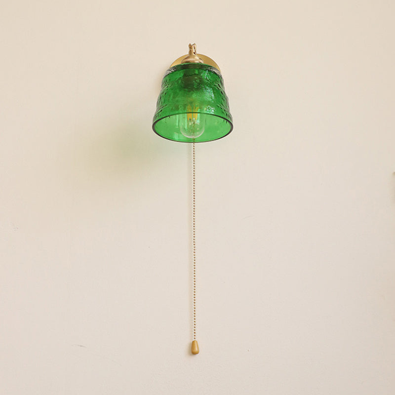 Glass Cylinder Wall Sconces Industrial Style 1 Light Wall Mounted Lamps