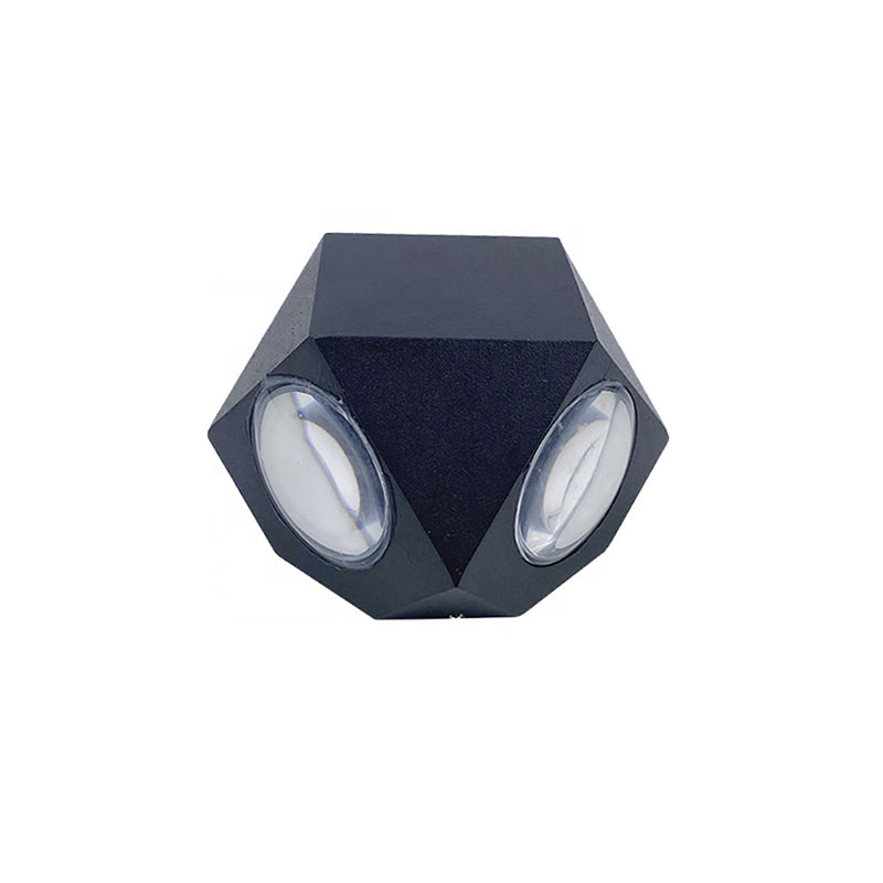 Modern Style Geometric Wall Lighting Fixtures Metal 4 Lights Wall Washer Sconce