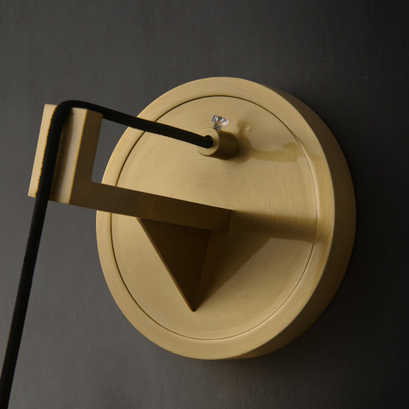 Oval Shade Crystal Wall Sconce Modern Style 1 Light Wall Mount Light Fixture