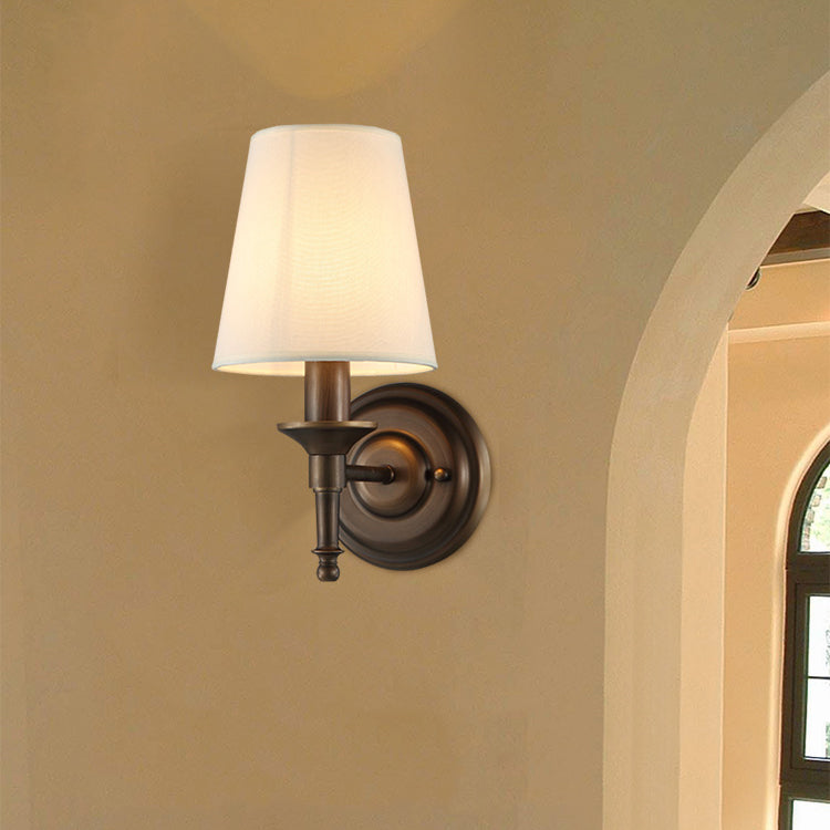 Modern Style Cylinder Wall Light Sconces Metal 1 Light Wall Lighting