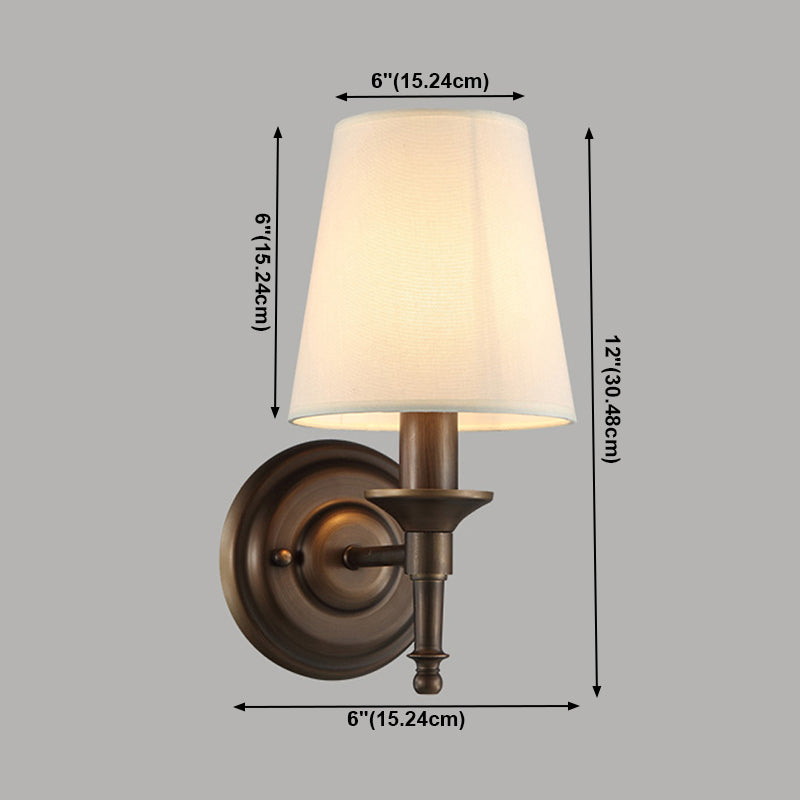Modern Style Cylinder Wall Light Sconces Metal 1 Light Wall Lighting