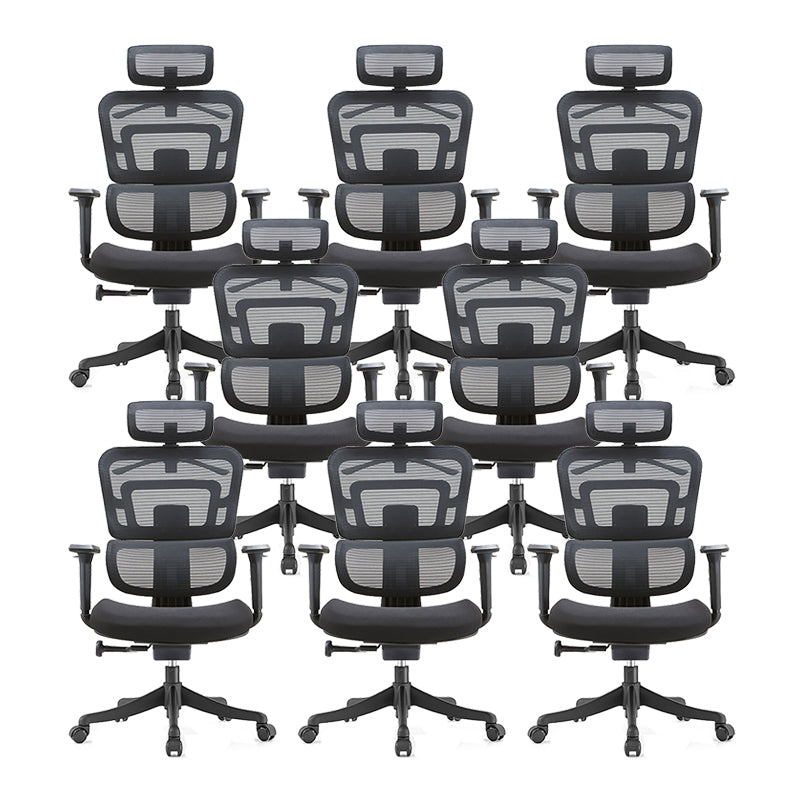 Contemporary Lumbar Support Office Chair High Back Adjustable Desk Chair