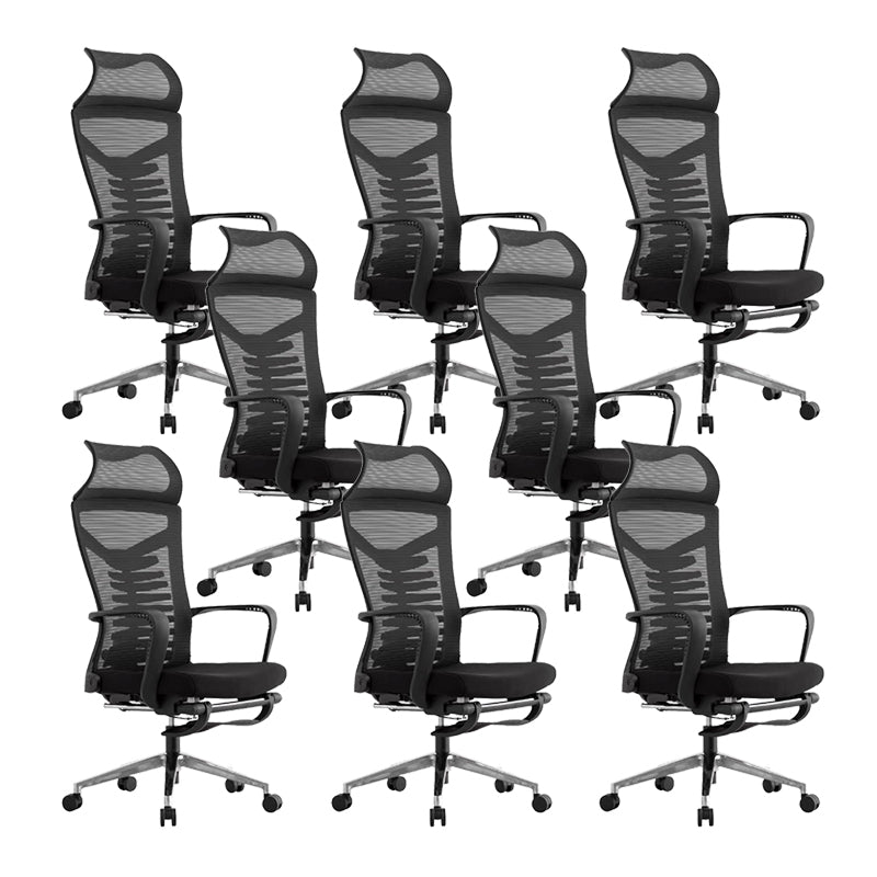 Modern Fixed Arms Office Chair Ergonomic Breathable AirGrid Chair