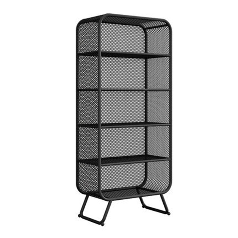 Iron Glam Book Shelf Shelves Included Bookcase Closed Back for Home Office