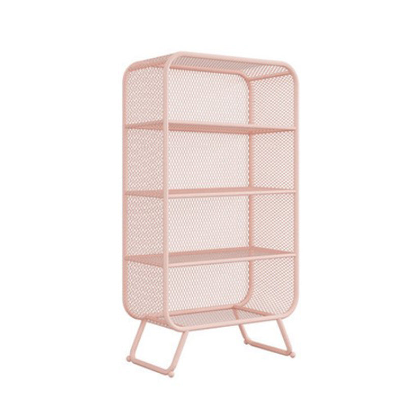 Iron Glam Book Shelf Shelves Included Bookcase Closed Back for Home Office