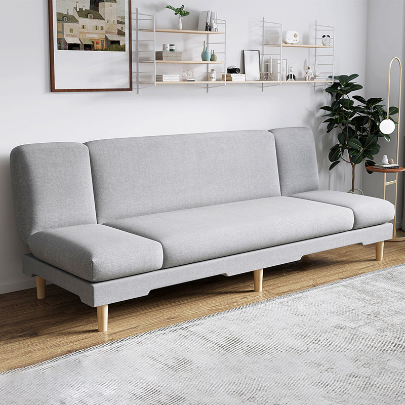 Fabric Modern Tight Back Sofa 31.49" High Armless Sofa for Living Room