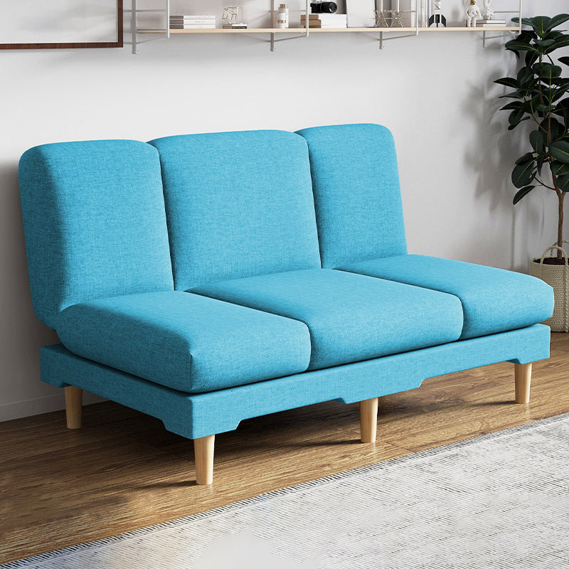 Fabric Modern Tight Back Sofa 31.49" High Armless Sofa for Living Room
