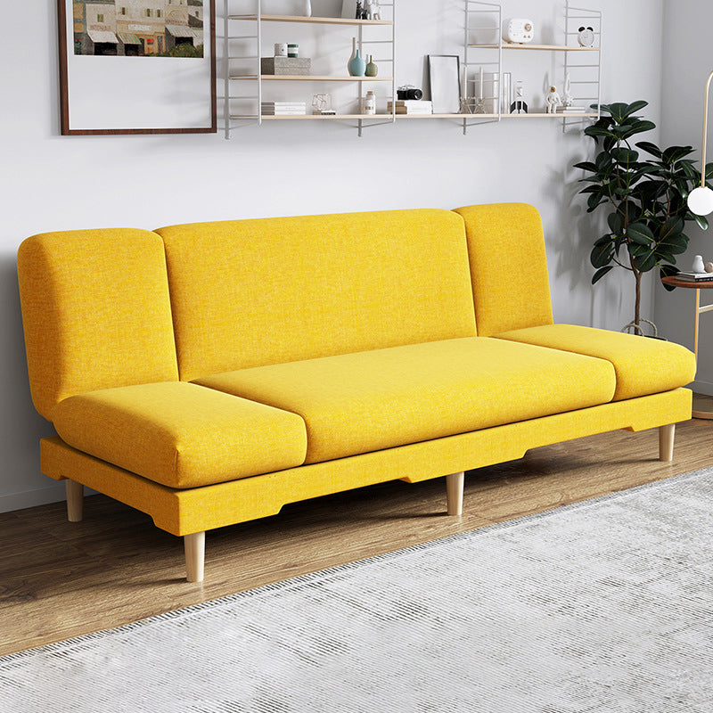 Fabric Modern Tight Back Sofa 31.49" High Armless Sofa for Living Room