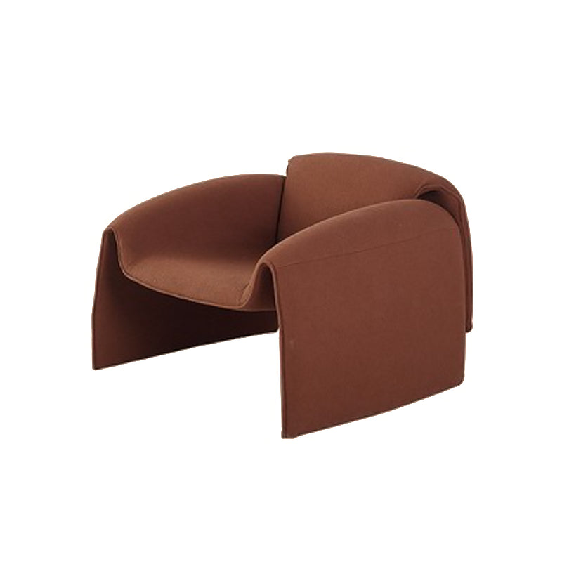 28.35" Wide Scandinavian Style Single Sofa Chair Polyester Arm Chair for Bedroom