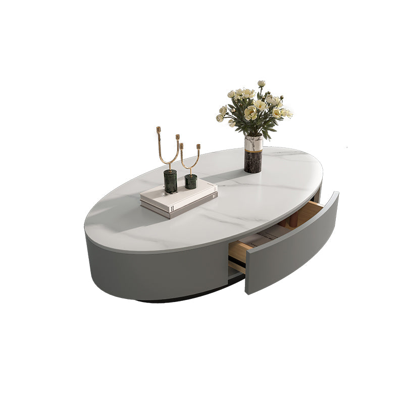 Glam Pedestal Coffee Cocktail Table Frame Slate Coffee Table for Home