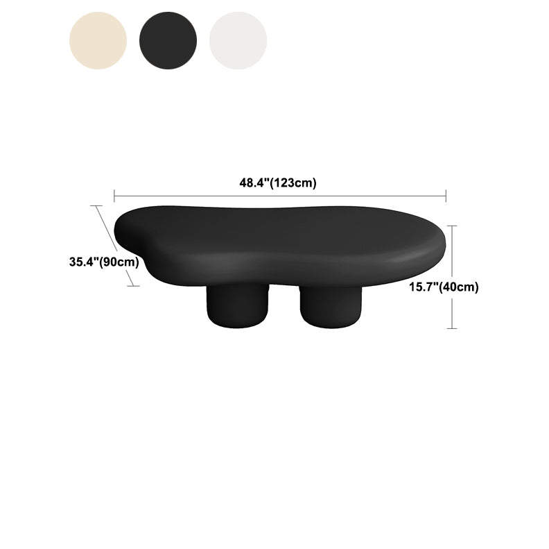 Scandinavian Coffee Table Set with 4 Legs and Geometric Top Coffee Table