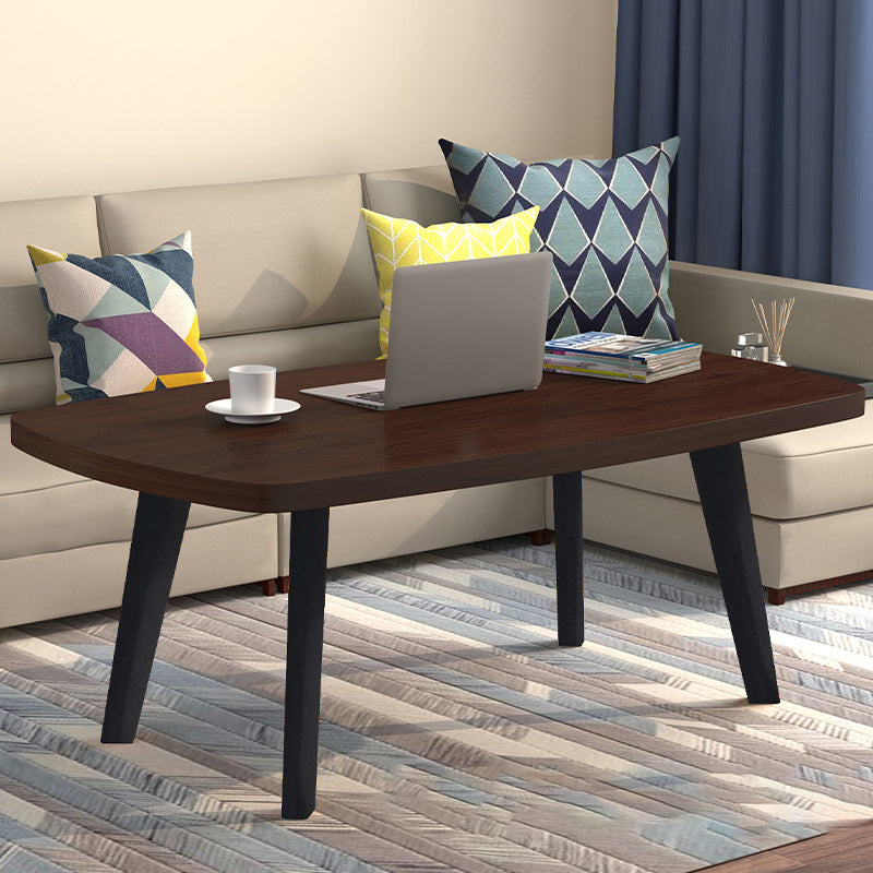 17.72" Tall Scandinavian Style Coffee Cocktail Table Wooden Coffee Table