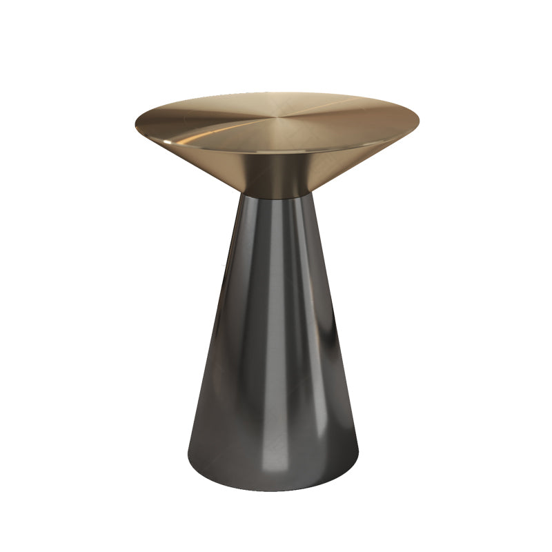 Metal Side End Table Minimalist Pedestal Side End Table for Living Room