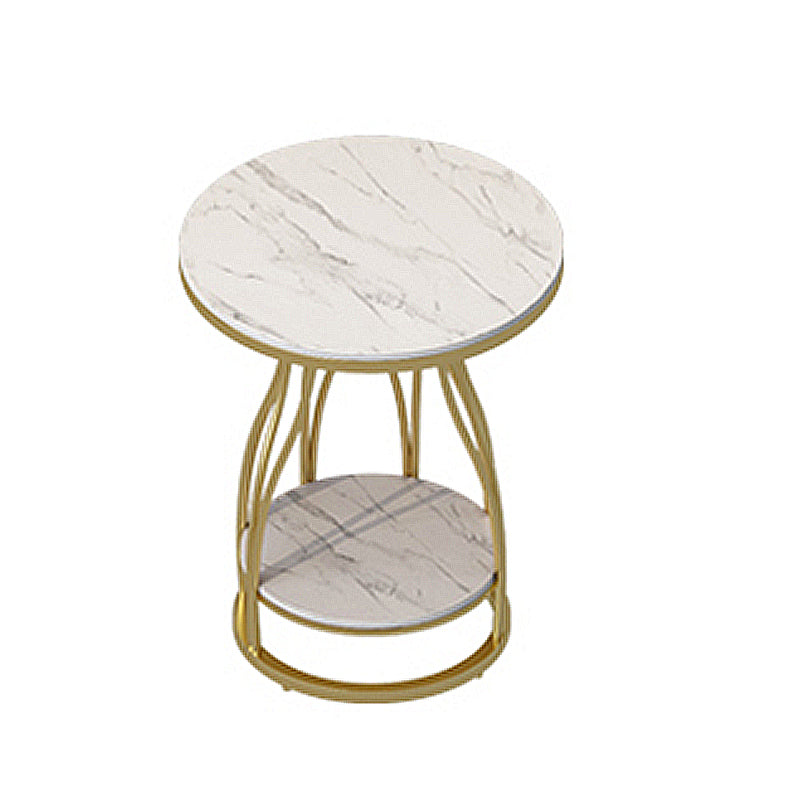 Minimalist Slate Side End Table Double Tier Frame Side End Table