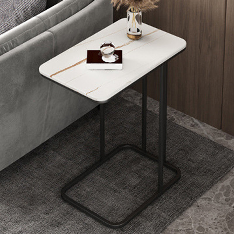 Slate Rectangular Side Table Modern Minimalist Sofa Corner Table