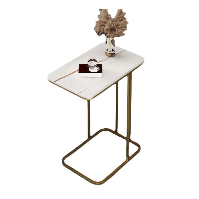 Slate Rectangular Side Table Modern Minimalist Sofa Corner Table