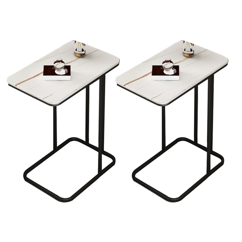 Slate Rectangular Side Table Modern Minimalist Sofa Corner Table