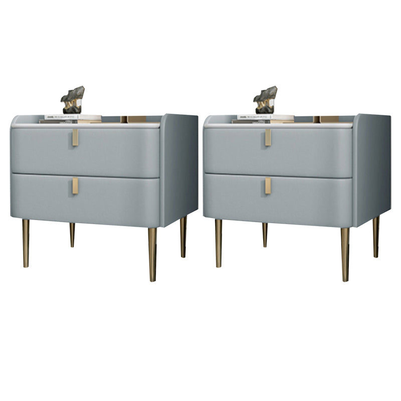 Stone Bed Nightstand Legs Included Night Table With 2 Drawers