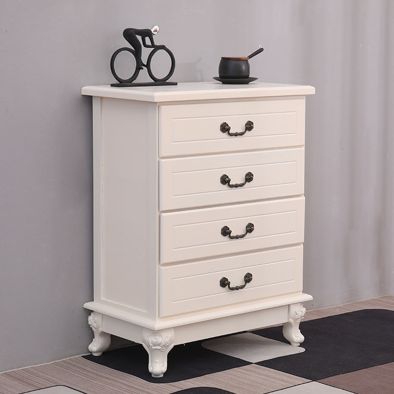 Contemporary Bedroom Storage Chest Solid Wood Soft-Close Drawers Dresser