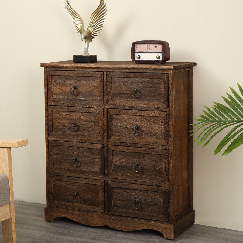 11.81-inch Width Storage Chest Traditional Solid Wood Dresser