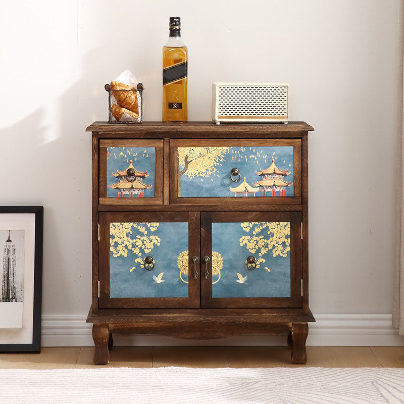 11.81-inch Width Storage Chest Traditional Solid Wood Dresser