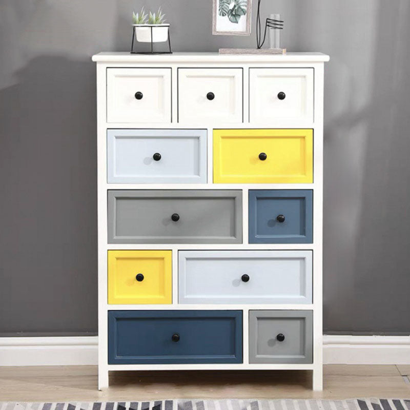 Traditional Storage Chest Solid Wood Storage Chest Dresser for Living Room