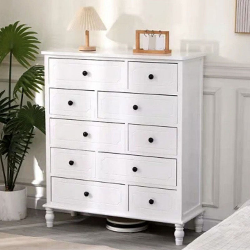 Traditional Storage Chest Solid Wood Storage Chest Dresser for Living Room