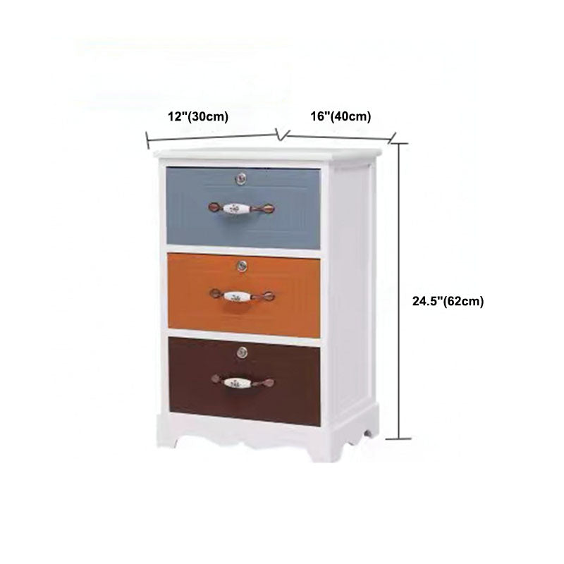 Traditional Storage Chest Solid Wood Storage Chest Dresser for Living Room