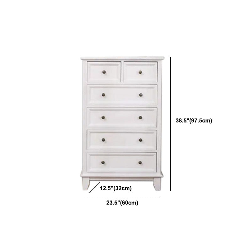 Traditional Storage Chest Solid Wood Storage Chest Dresser for Living Room