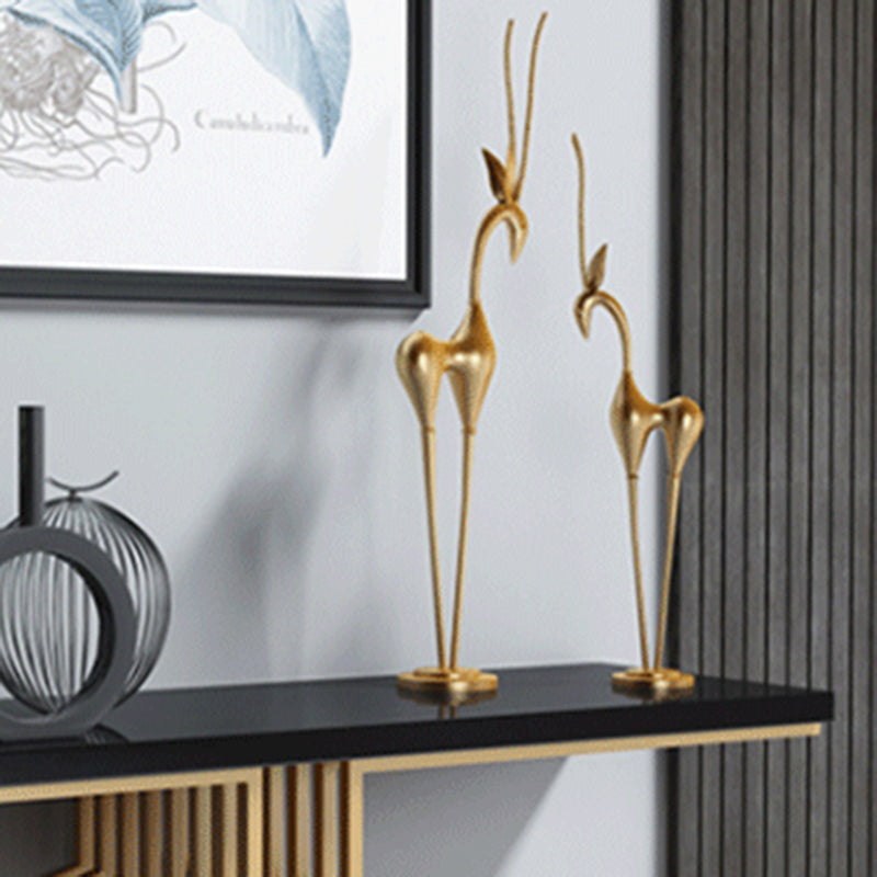 11" Wide Stone Glam Accent Table Rectangle Console Sofa Table