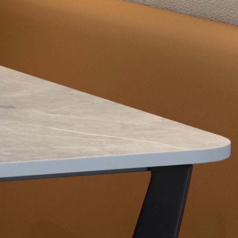 Modern Square Side Table Slate Sofa Corner Table with Storage
