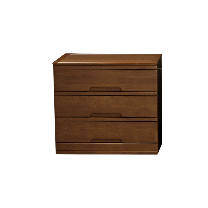 Modern Rectangle Cabinet Grooves Wood Side Cabinet with Drawer