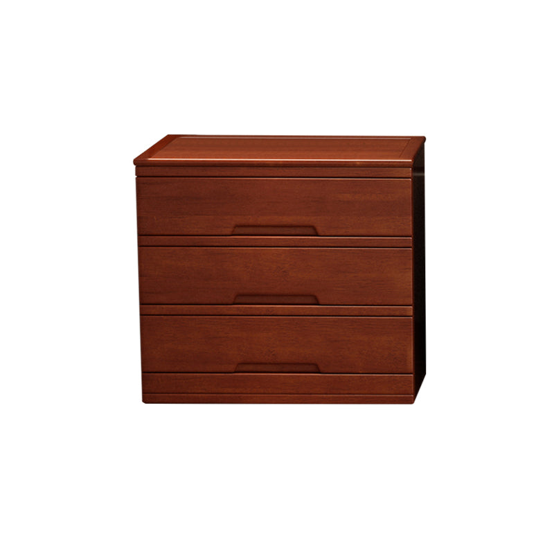 Modern Rectangle Cabinet Grooves Wood Side Cabinet with Drawer